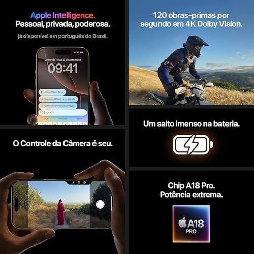         Apple iPhone 16 Pro Max (256 GB) – Titânio branco       