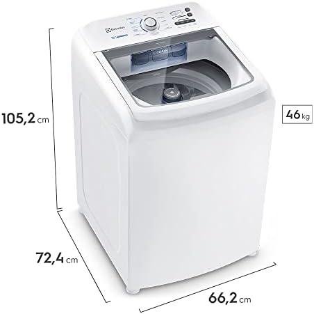         Máquina de Lavar Electrolux 15kg Branca Essential Care com Cesto Inox e Jet&Clean (LED15) - 127V       