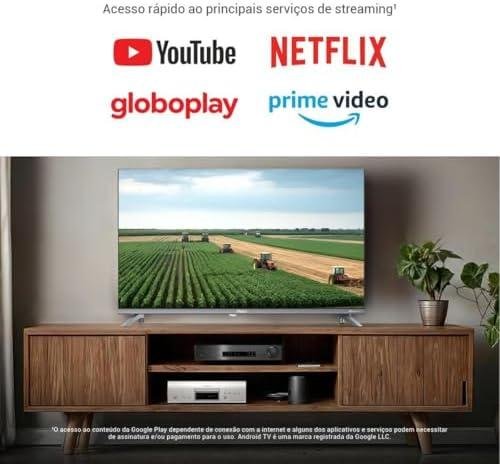         Smart TV Philco 32 Led Dolby Áudio Prata PTV32M9GACGB – 127 Volts       