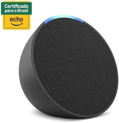         Echo Pop (Geração mais recente) | Smart speaker compacto com som envolvente e Alexa | Cor Preta       