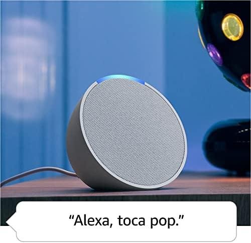         Echo Pop (Geração mais recente) | Smart speaker compacto com som envolvente e Alexa | Cor Preta       