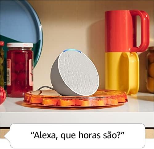         Echo Pop (Geração mais recente) | Smart speaker compacto com som envolvente e Alexa | Cor Preta       