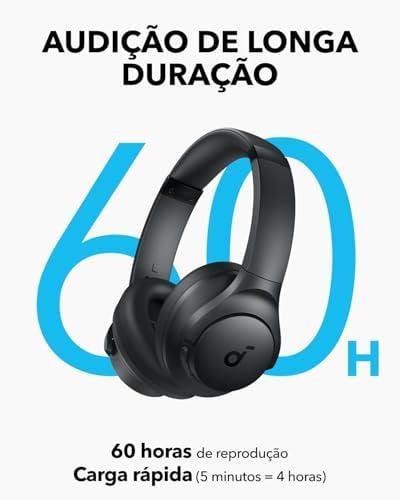         Soundcore Q11i da Anker Fone De Ouvido Bluetooth 5.3, Over-Ear Headphone, Graves Profundos, 60 Horas de Autonomia, Áudio Hi-Res, Almofadas Destacáveis, Conexão Multiponto, Cinza       